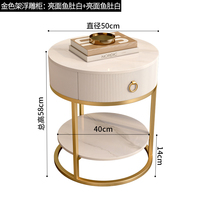 Table d'appoint de luxe minimaliste avec tiroir, petite table basse pour salon et balcon, design moderne et créatif pour coin de maison