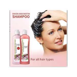 Shampoo YILEST à l'oignon et à la biotine avec extrait de romarin 8,38 fl oz pour tous types de cheveux - Product Image 2