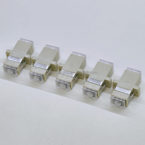 Adaptador de Fibra Óptica OM2 SC, Conector Hembra a Hembra Simplex, Plástico Multimodo, Acoplador de Cable Óptico SC-SC - Product Image 2