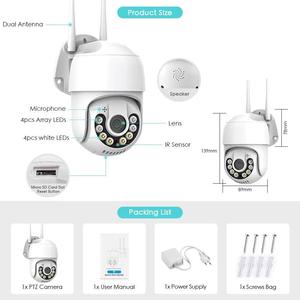 Icsee không dây Wifi máy ảnh ngoài trời Home an ninh CCTV Camera de giám sát Gimbal Dome tự động theo dõi PTZ ngoài trời Wifi PTZ camera - Product Image 6