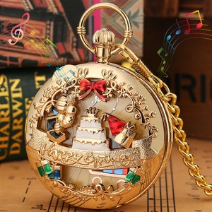 Nouvelle <span class=keywords><strong>montre</strong></span> de poche musicale pour hommes et femmes, cadeaux d'anniversaire et de Noël, <span class=keywords><strong>montre</strong></span> à quartz musicale pour étudiants, pendentif FOB, différents styles - Product Image 4