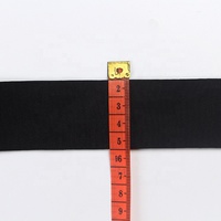 Bande élastique en tissu jacquard/tissé Yuyong noir en spandex/nylon pour vêtements, pantalons, sacs de randonnée, bretelles