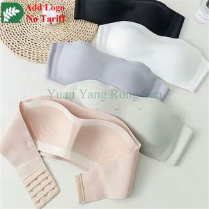 <strong>Strapless</strong> Push up <strong>Bra</strong> with <strong>Clear</strong> Straps Convertible Padded <strong>Bras</strong> for Women - Product Image 4