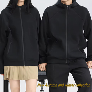 Sudadera con capucha de cuello alto y cremallera completa, personalizada, de 400 GSM, para hombre y mujer, unisex, color liso, venta al por mayor en la UE y EE. UU., gran oferta 2026 - Product Image 2