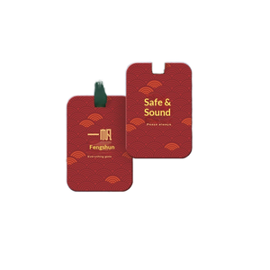 Ambientador de Papel para <span class=keywords><strong>Auto</strong></span> con Aroma Cítrico de Larga Duración, Personalizable con Logotipo, Fragancia Natural, Colgante, para Marca - Product Image 4