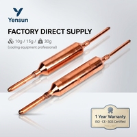 Filtre déshydrateur en cuivre soudé YENSUN 10g/15g/20g haute performance et durable pour pièces de réfrigérateur/congélateur/climatiseur