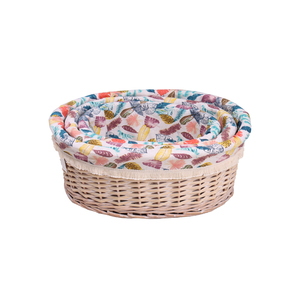 Cestino in <span class=keywords><strong>vimini</strong></span> tessuto a mano di alta qualità durevole sostenibile decorazioni per la casa-tessuto pieghevole in piedi per uso cucina artigianale - Product Image 3