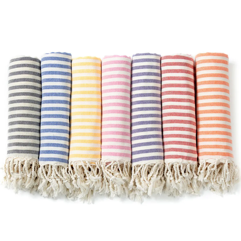 Wholesale Summer Large Quick Dry Cotton Sand Free Turkish Beach Towel