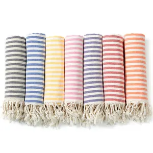 Wholesale Summer Large Quick Dry Cotton Sand Free Turkish Beach Towel