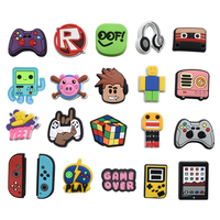 Breloques personnalisées en PVC pour manettes de jeu vidéo et broches de chaussures Pro Joystick pour décorations de gamers
