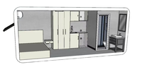 Mobile Moderne Luxe Maisons Préfabriquées sur deux étages apple Pod Cabine Type Capsule Maison Hôtel apple Home Kit Imperméable Commerce