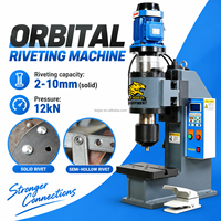 Machine à riveter orbitale pneumatique de table 12KN, presse à riveter orbitale pour rivets de 1 à 10 mm