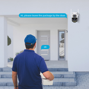 Cámara de Seguridad WiFi Inteligente Hongnaer ICSee 8MP 4K con Detección Humanoide, PTZ 360, Lente Dual para Exteriores, Hogar y Tienda - Product Image 3
