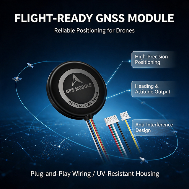 Light Weight High Precision GNSS Compass Module BE 383i GPS BDS Galileo 10G Pixhawk/PX4/Ardupilot Compatible Outdoor UAV Survey