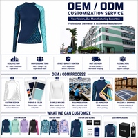 Camiseta de Natación para Mujer de Calidad Premium, Protección UV UPF 50, Manga Larga, Estampado Digital, Top de Surf de Grado Superior, 4 Colores Resistentes, Venta al por Mayor