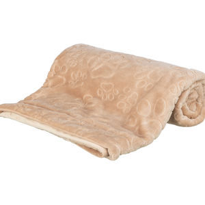 Manta Barry de Felpa Suave para Mascotas, 70 x 50 cm, Beige, Acogedora para Perros y Gatos - Product Image 2