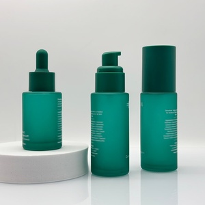 ขวดแก้วหยดสีขนาด 1 ออนซ์ 2 ออนซ์ ขวดเซรั่มทรงไหล่แบน 20 มล. 30 มล. 40 มล. ขวดแก้วสีม่วงขุ่นสำหรับเครื่องสำอาง - Product Image 3