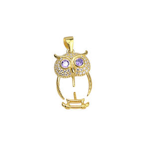 Handmade S925 Silver Baroque <b>Pearl</b> <b>Pendant</b> Female Owl Design Empty Setting 1421 DIY Accessories for Female Fine <b>Pendants</b> <b>Charms</b> - Product Image 5