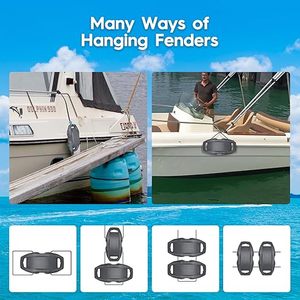 Ailes de bateau Pare-chocs facile à installer pour l'amarrage Aile idéale pour ponton, basse, jet ski et bateaux de pêche - Product Image 5