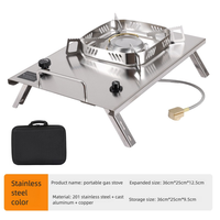 Tables pliantes d'extérieur portables IGT, table de camping tactique avec réchaud, table de repas résistante aux intempéries, cuisine de camping