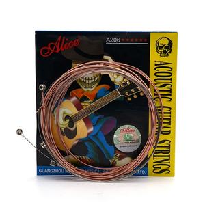 Cordes de guitare acoustique Alice en gros A206 Pièces de musique <span class=keywords><strong>Kit</strong></span> de cordes de guitare en bois - Product Image 1