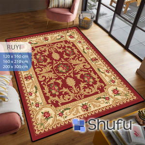 Shufu brillant impression anti-dérapant tapis de sol en caoutchouc naturel de haute qualité facile à nettoyer non toxique motif abstrait tapis pour la maison - Product Image 1