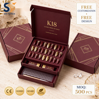 Boîte cosmétique en kraft, boîte d'expédition en carton ondulé personnalisée, emballage couleur avec logo, échantillon gratuit, fabrication directe, OEM