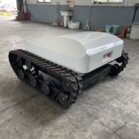 Tondeuse à gazon télécommandée, tondeuse à gazon à batterie lithium-ion longue durée, tondeuse à gazon compacte de qualité industrielle