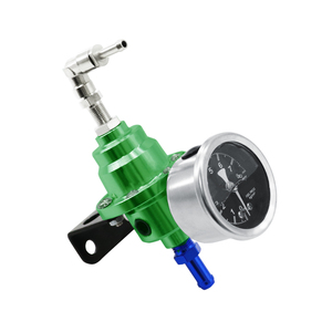 Wenle FPR101 yüksek hassasiyetli evrensel araba ayarlanabilir 0-8kg/cm² yeşil yakıt basınç regülatörü göstergesi kiti ile - Product Image 2
