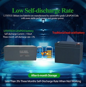 Baterías de iones de litio LiFePO4 desmontables y recargables de 12V 24V 100Ah 200Ah para carritos de golf en EE. UU. - Paquete de baterías TE12100 Deta - Product Image 4