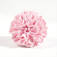 Diffuseur d'huiles essentielles en céramique parfumée à la carnation rose, artisanal, en porcelaine, pour l'aération de la voiture