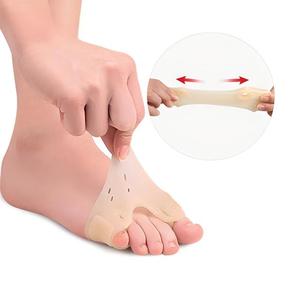 Correcteur d'hallux valgus en silicone souple et élastique, avec thérapie magnétique, amortissant les chocs, coussinet d'avant-pied rehausseur de hauteur, amovible pour usage quotidien - Product Image 6