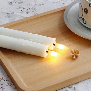 Bán buôn dài Pin hoạt động LED taper nến ánh sáng trắng <span class=keywords><strong>Flameless</strong></span> 3D Bullet Wick nhấp nháy điều khiển từ xa đám cưới LED NẾN - Product Image 5