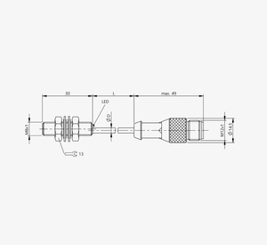 BES00P2 B-ALLUFF BES 516-324-G-E4-C-S4-00, เซ็นเซอร์ความใกล้ชิดอุปนัย3ใหม่และของแท้ - Product Image 3