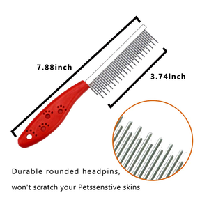 Customizable Double Sided <b>Pet</b> Comb <b>Brush</b> for Dogs and Cats Charging Grooming Tools for Cleaning - Product Image 2