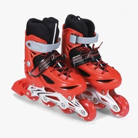 Chaussures à roulettes lumineuses EACH, patins à roulettes ajustables pour enfants, garçons et filles, deux en un