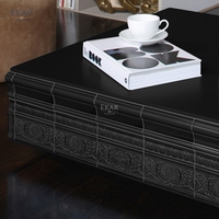 Table basse Artemis sculptée à la main, style moderne vintage, pour salon, personnalisable, exportation d'usine, mobilier pour hôtel/villa