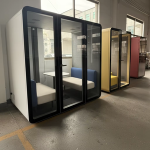 Cabina Insonorizada Portátil UI1-L <span class=keywords><strong>de</strong></span> Diseño Moderno para Uso en Hospitales y Centros Comerciales, Oficina Portátil con Reducción <span class=keywords><strong>de</strong></span> <span class=keywords><strong>Ruido</strong></span> - Product Image 2