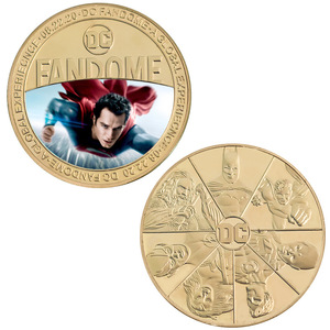 Monedas Conmemorativas <span class=keywords><strong>de</strong></span> los 7 Héroes <span class=keywords><strong>de</strong></span> <span class=keywords><strong>DC</strong></span>, Batman, Green Lantern, Personajes <span class=keywords><strong>de</strong></span> Marvel, Monedas <span class=keywords><strong>de</strong></span> Oro, Regalos Coleccionables, Venta al Por Mayor - Product Image 4