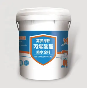 High Elastic Acrylic Single Component Waterproof Coating for Roof