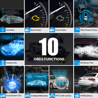 Launch Creader Professional 129E, Compatible con Funciones OBD2 Completas, CRP129E para Herramientas de Diagnóstico de Automóviles de Pasajeros, X431 LAUNCH