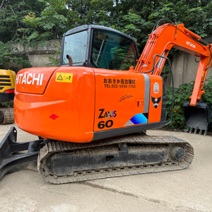 Excavatrice Hitachi ZX60 ZX70 d'occasion de 5 tonnes avec rapport et vidéo fournis, en très bon état, soigneusement entretenue. - Product Image 1