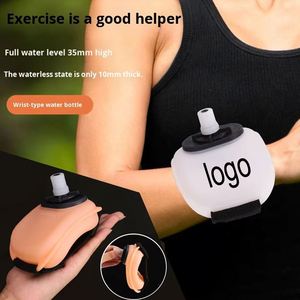 Promotion Sport Outdoor Fitness Cycling Sports Wrist <b>Running</b> Portable Silicone PVC <b>Water</b> Bottle for Arm Use - Product Image 1