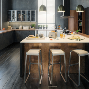 Armario Modular de Diseño Moderno 2025 con Puerta Corredera de Vidrio Esmerilado, Espejo, Madera, para Dormitorio y Gabinetes de Cocina - Product Image 5