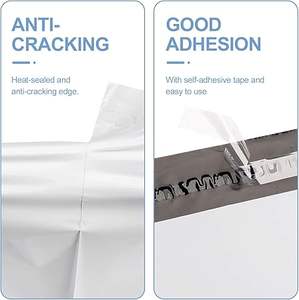 Bolsa de sobres de polietileno para envío por correo, blanca, resistente al agua, 13*10 pulgadas para envío, suministros de embalaje, ropa grande encogida - Product Image 6