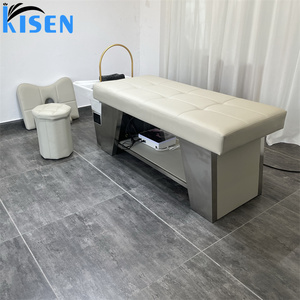 Kisen Thai Head Spa : Fauteuil de lavage de cheveux avec circulation d'eau et vapeur, équipement de salon de coiffure, lit de shampoing électrique - Product Image 2