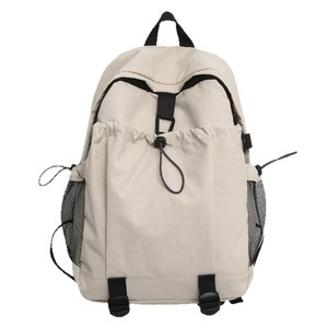 Orange Casual Student <b>Backpack</b> With Drawstring Closure For High <b>School</b> College Students Travel Use - Product Image 5