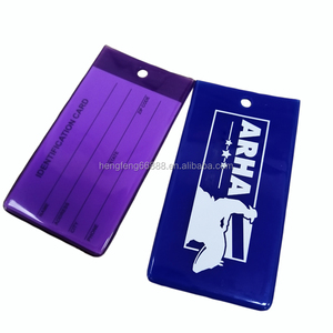 Temizle şeffaf özel benzersiz baskı vinil temizle şeffaf pvc bagaj etiketi bagaj için - Product Image 6