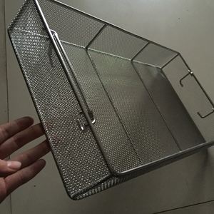 עמיד בהתאמה אישית 304 נירוסטה 316 תיל רשת מזון סל אחסון מזון סל נירוסטה סל רשת - Product Image 4