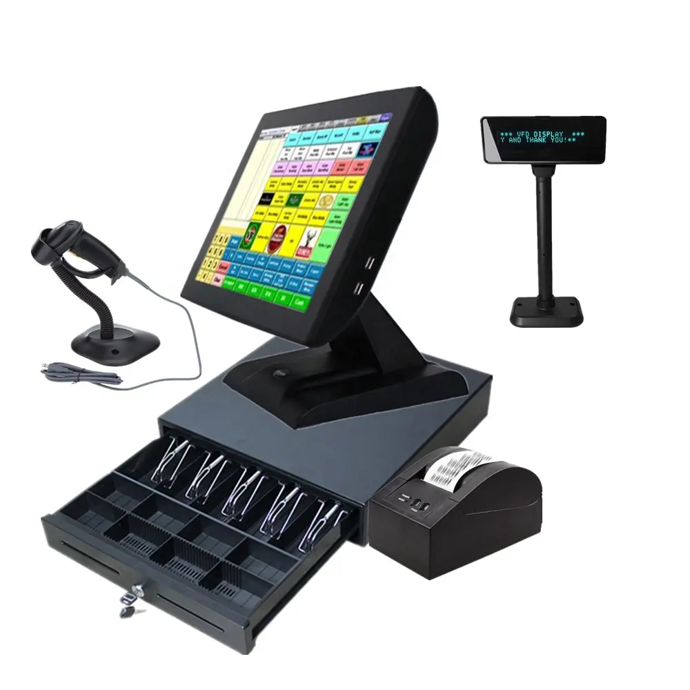 All в One Touch POS Hardware, Point из Sale, Retail Software